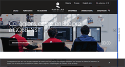 Desktop Screenshot of gobelins.fr